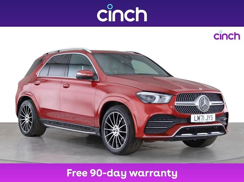 Red Used 2022 Mercedes GLE350 AMG Line Premium Estate | £35,799 (Fair price) - Image 1/3