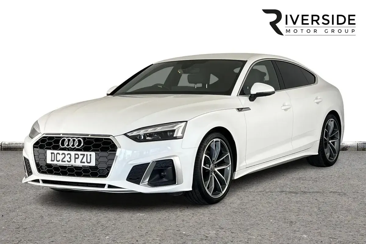 Used Audi A5 Sportback S-Line 2023 White Hatchback