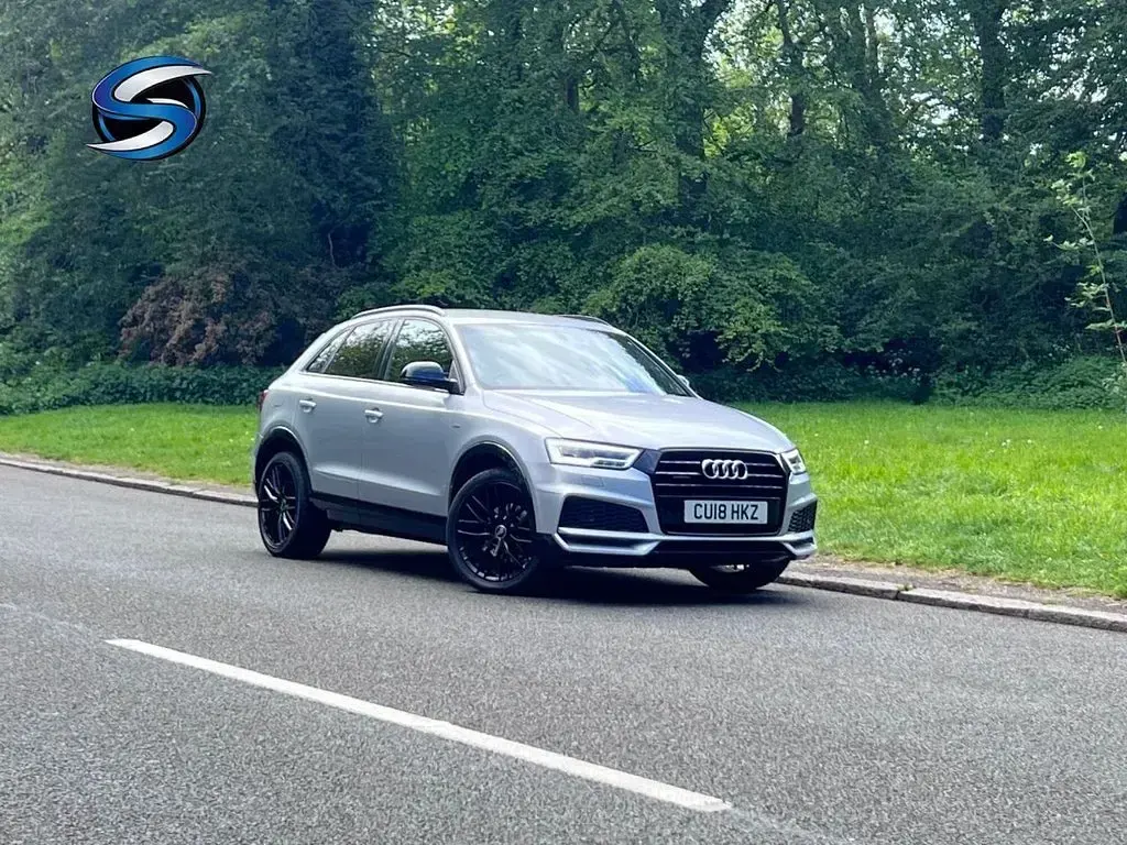 Used Audi Q3 Black Edition 147 HP (108 kW) 2018 Silver SUV