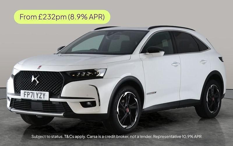 White Used 2021 DS Automobiles DS7 Crossback Performance Line Plus SUV | £15,325 (Fair price) - Image 1/3