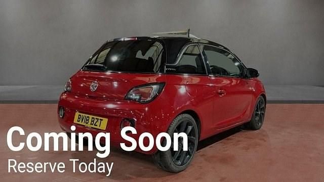 Used Vauxhall Adam S 70 HP (51 kW) 2018 Red Hatchback