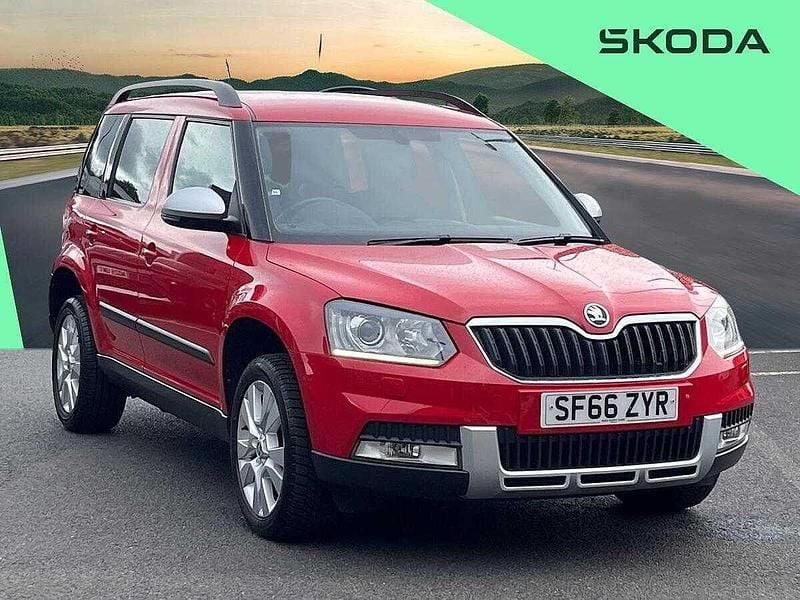 Red Used 2016 Skoda Yeti SE L SUV | £11,624 (Fair price) - Image 1/4