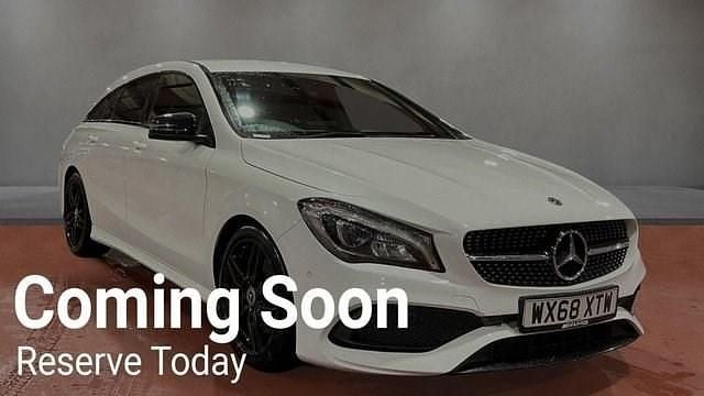 Used Mercedes CLA220 Shooting Brake AMG line 177 HP (130 kW) 2018 White Estate