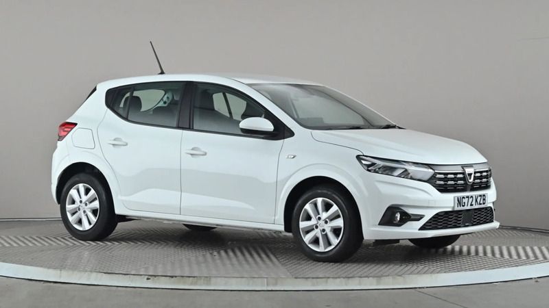 White Used 2023 Dacia Sandero Comfort Hatchback | £9,198 (Good price) - Image 1/4