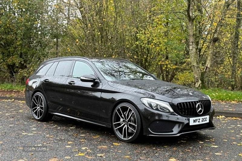 Black Used 2015 Mercedes C220 AMG line Estate | £11,850 (A bit pricey) - Image 1/1