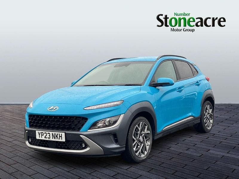 Used Hyundai Kona Premium 139 HP (102 kW) 2023 Blue SUV