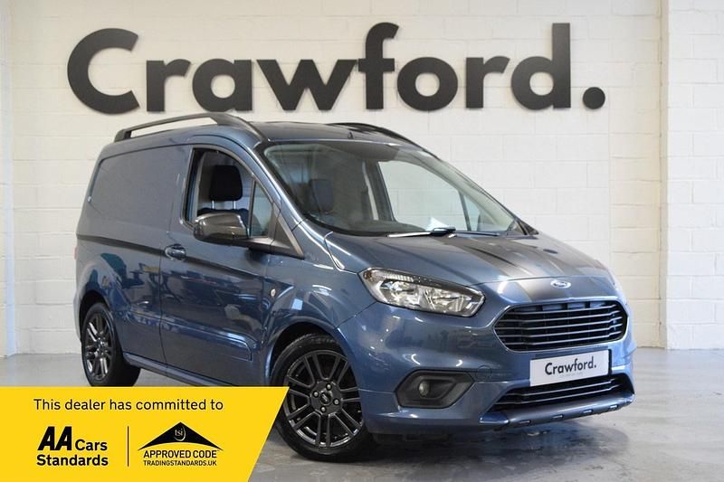 Used Ford Transit Sport 100 HP (73 kW) 2021 Blue Van