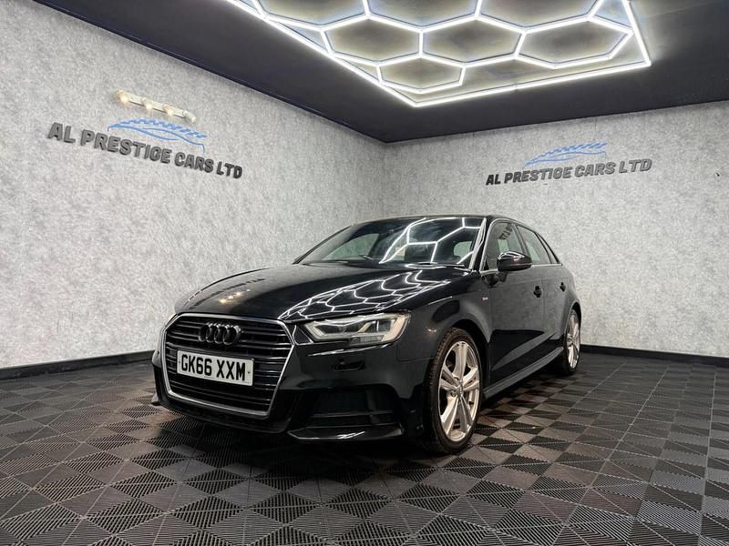Used Audi A3 Sportback S-Line 184 HP (135 kW) 2016 Black Hatchback