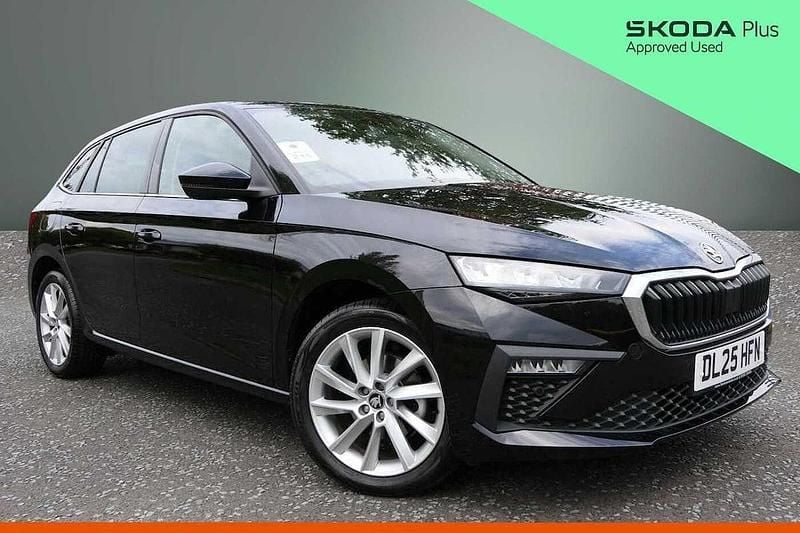 Black magic pearl effect Used 2025 Skoda Scala SE L Hatchback | £21,495 (Expensive) - Image 1/4