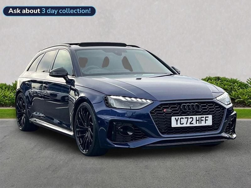 Blue Used 2022 Audi RS4 Performance Estate | £57,744 - Image 1/4