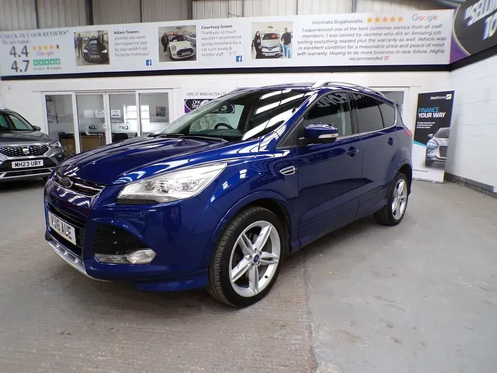 Used Ford S-MAX Titanium 150 HP (110 kW) 2016 Blue MPV