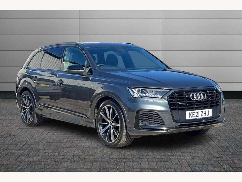 Grey Used 2021 Audi Q7 Black Edition SUV | £41,395 (Good price) - Image 1/4