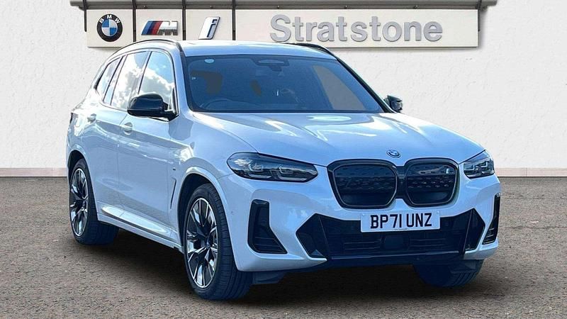White Used 2022 BMW iX3 M Sport SUV | £28,499 (Fair price) - Image 1/3
