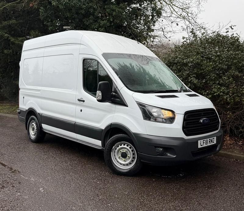 Used Ford Transit 130 HP (95 kW) 2018 White Van
