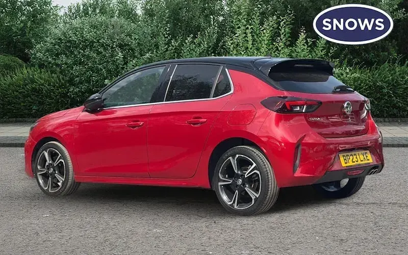 Used Vauxhall Corsa Ultimate 131 HP (96 kW) 2023 Red Hatchback