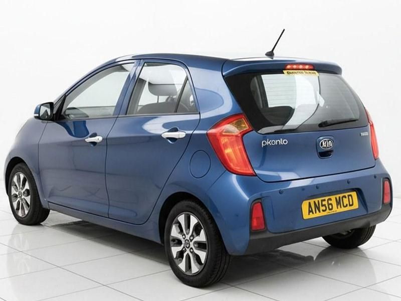 Used Kia Picanto 84 HP (61 kW) 2016 Blue Hatchback