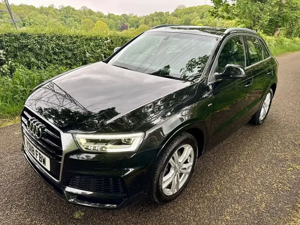 Used Audi Q3 S-Line 150 HP (110 kW) 2018 Black SUV