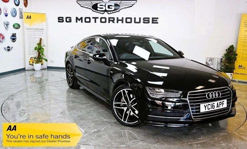 Black Used 2016 Audi A7 Sportback S-Line Hatchback | £15,495 (Super price) - Image 1/4