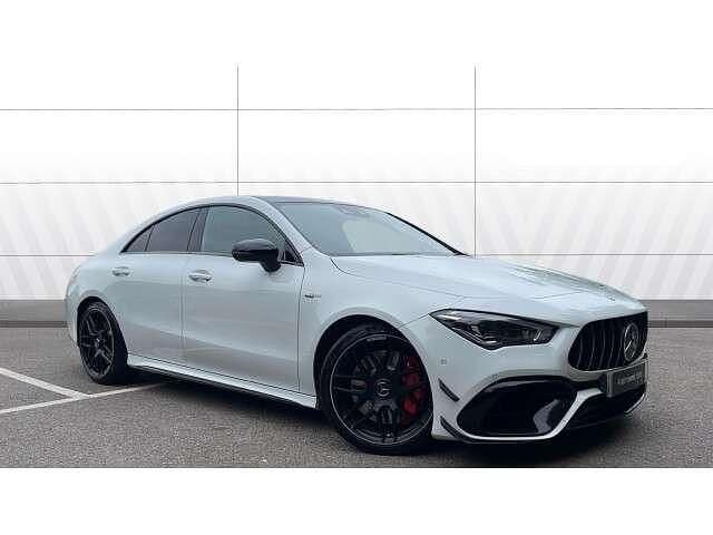 White Used 2021 Mercedes CLA45 AMG Coupe | £38,649 (Fair price) - Image 1/4