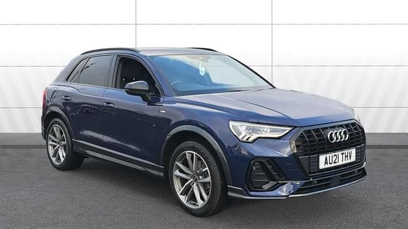 Used Audi Q3 Black Edition 150 HP (110 kW) 2021 Blue SUV