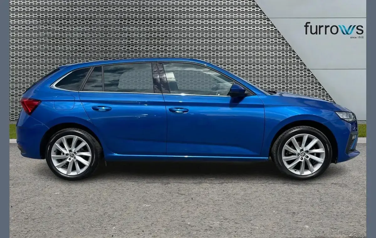 Used Skoda Scala SE L 113 HP (83 kW) 2024 Blue Hatchback