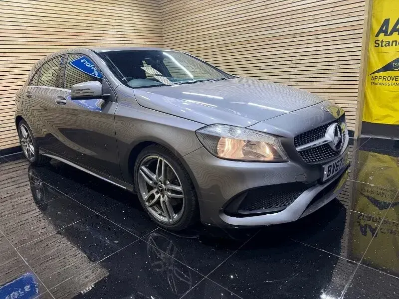 Used Mercedes A160 AMG line 102 HP (75 kW) 2017 Grey Hatchback