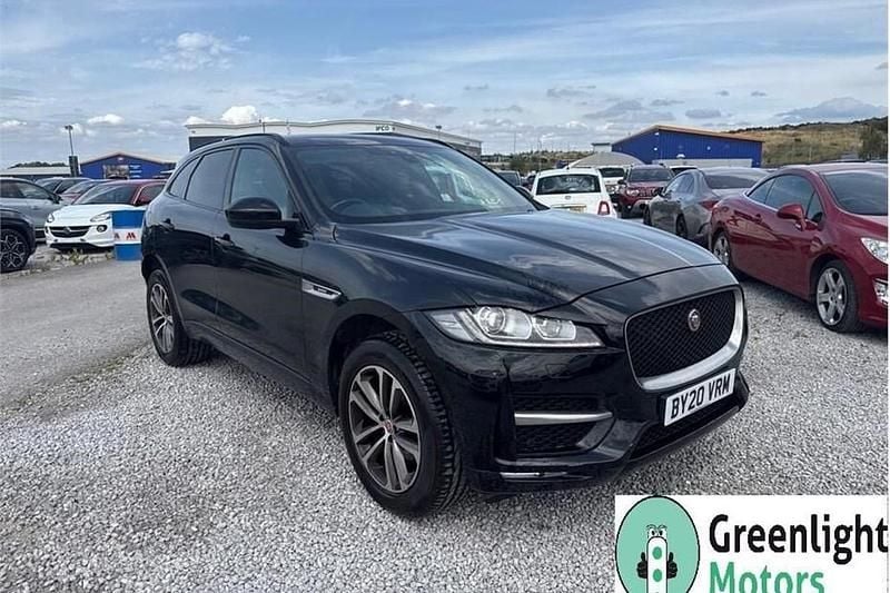 Black Used 2020 Jaguar F-Pace R-Sport SUV | £17,192 (A bit pricey) - Image 1/1