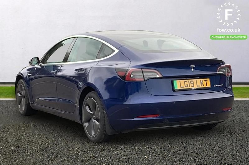 Used Tesla Model 3 Long Range AWD 77 kW (106 HP) 2019 Blue Sedan