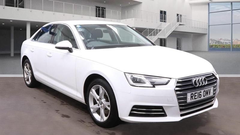 White Used 2016 Audi A4 Sport Sedan | £8,694 (Fair price) - Image 1/4