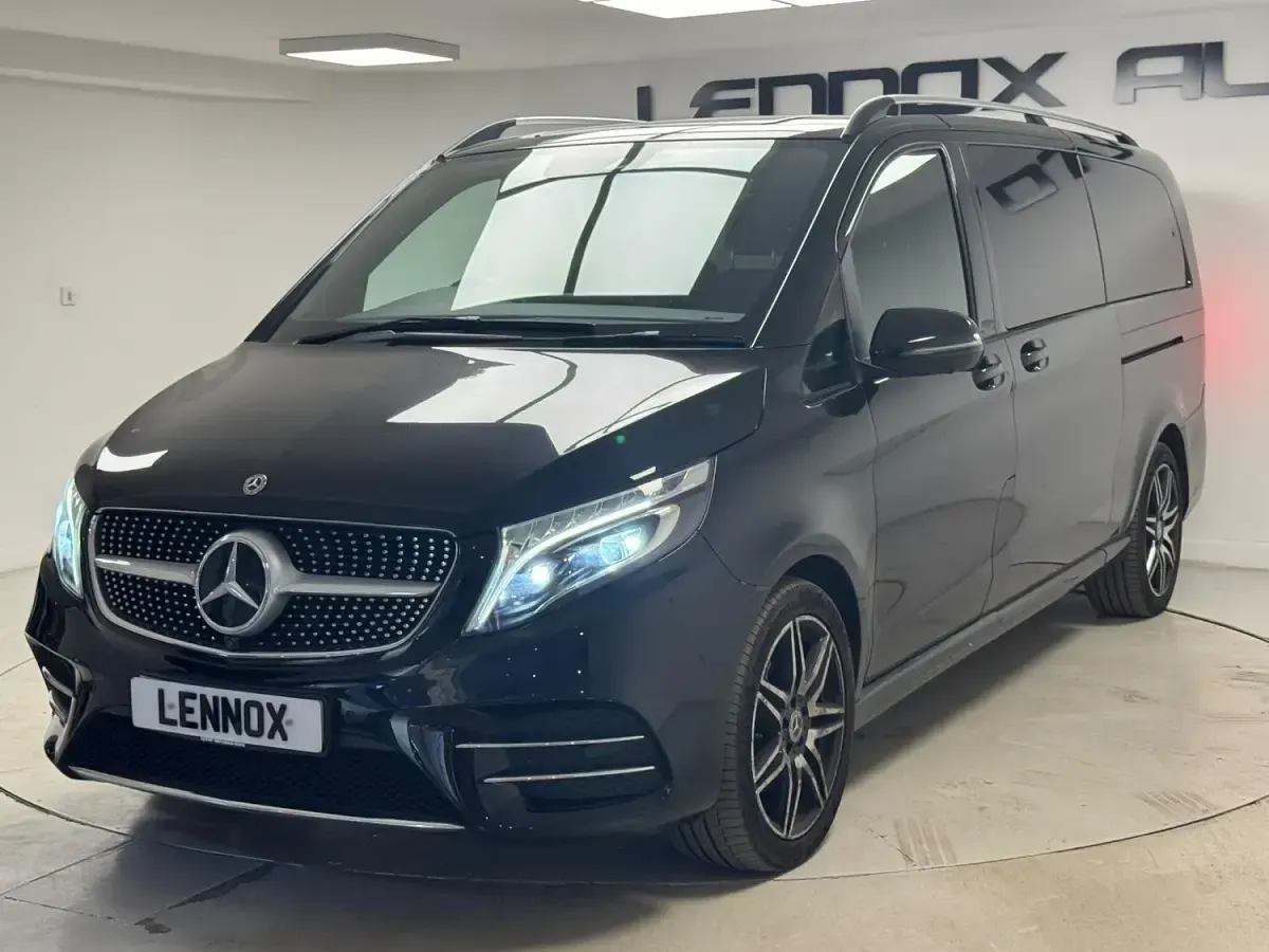 Used Mercedes V300 AMG line 2021 Black MPV
