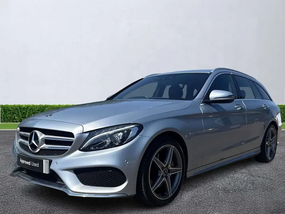 Used Mercedes C220 AMG line 2018 Silver