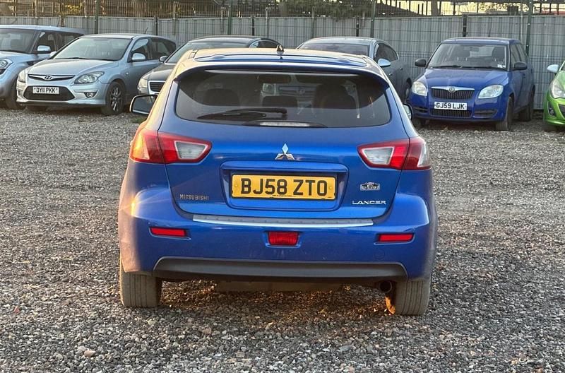 Used Mitsubishi Lancer 2008 Blue Hatchback