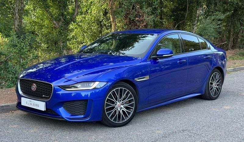 Blue Used 2020 Jaguar XE R-Dynamic Sedan | £10,499 (Good price) - Image 1/4