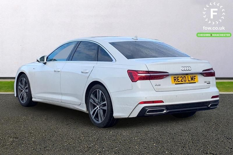 Used Audi A6 S-Line 286 HP (210 kW) 2020 White Sedan
