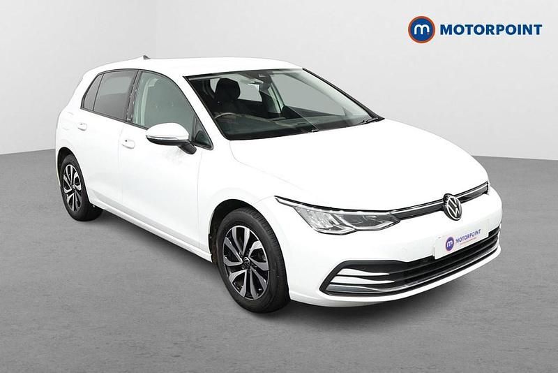 White Used 2022 VW Golf VIII Active Hatchback | £17,699 (Fair price) - Image 1/4