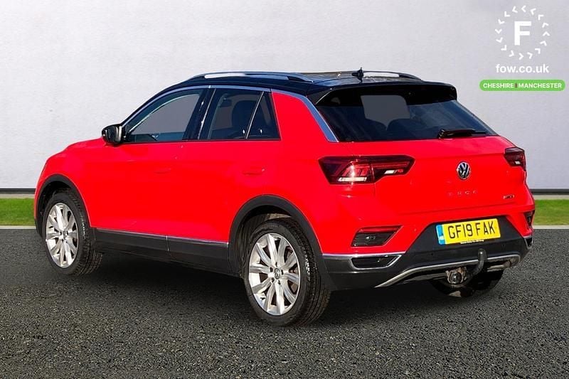 Used VW T-Roc SEL 150 HP (110 kW) 2019 Red SUV