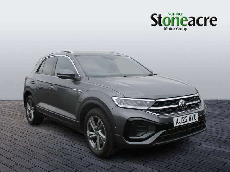 Grey Used 2022 VW T-Roc R-line SUV | £21,995 (Fair price) - Image 1/4