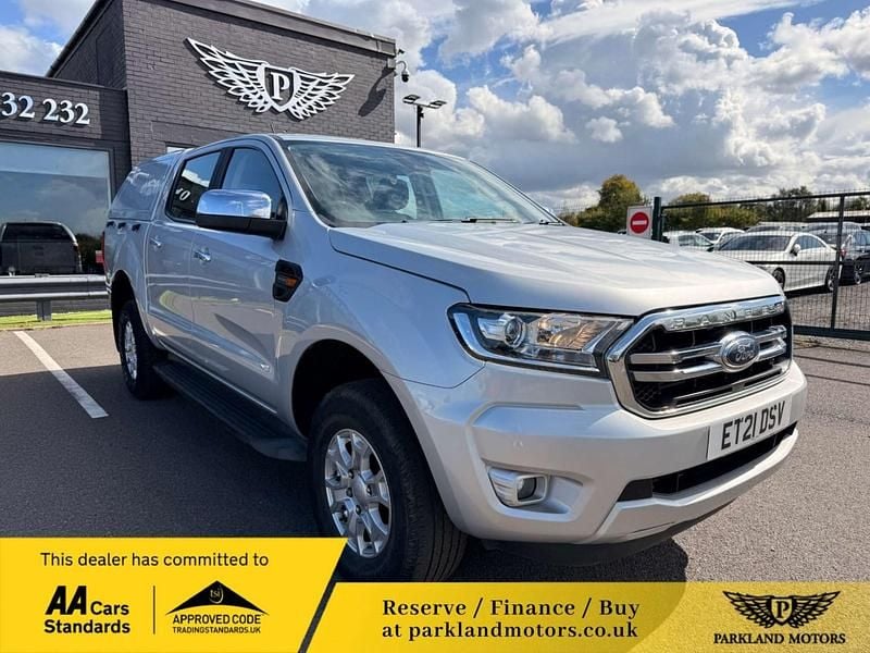 Silver Used 2021 Ford Ranger XLT Pickup | £12,795 (Super price) - Image 1/4