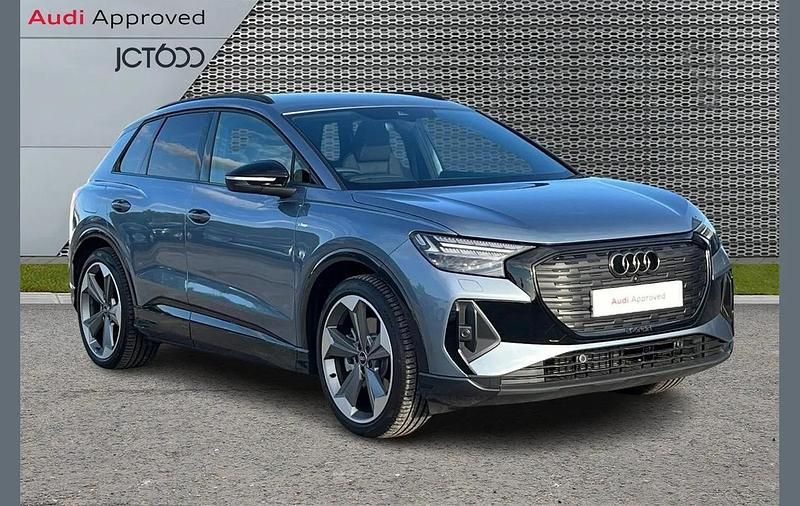 Blue Used 2025 Audi Q4 e-tron Black Edition SUV | £39,316 (Good price) - Image 1/4