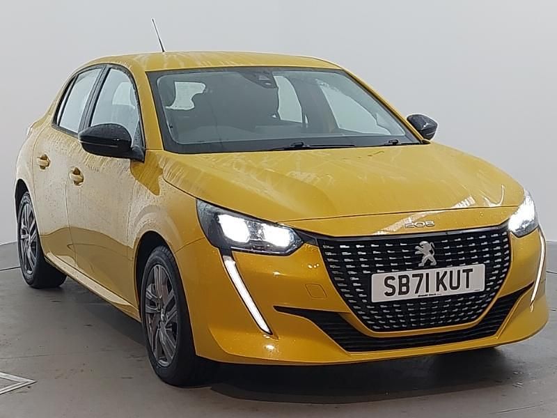 Yellow Used 2022 Peugeot 208 Active Premium Hatchback | £12,298 (Fair price) - Image 1/4