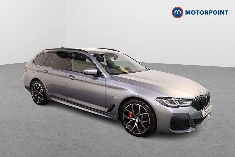 Grey Used 2022 BMW 530e M Sport Estate | £26,499 (Good price) - Image 1/4