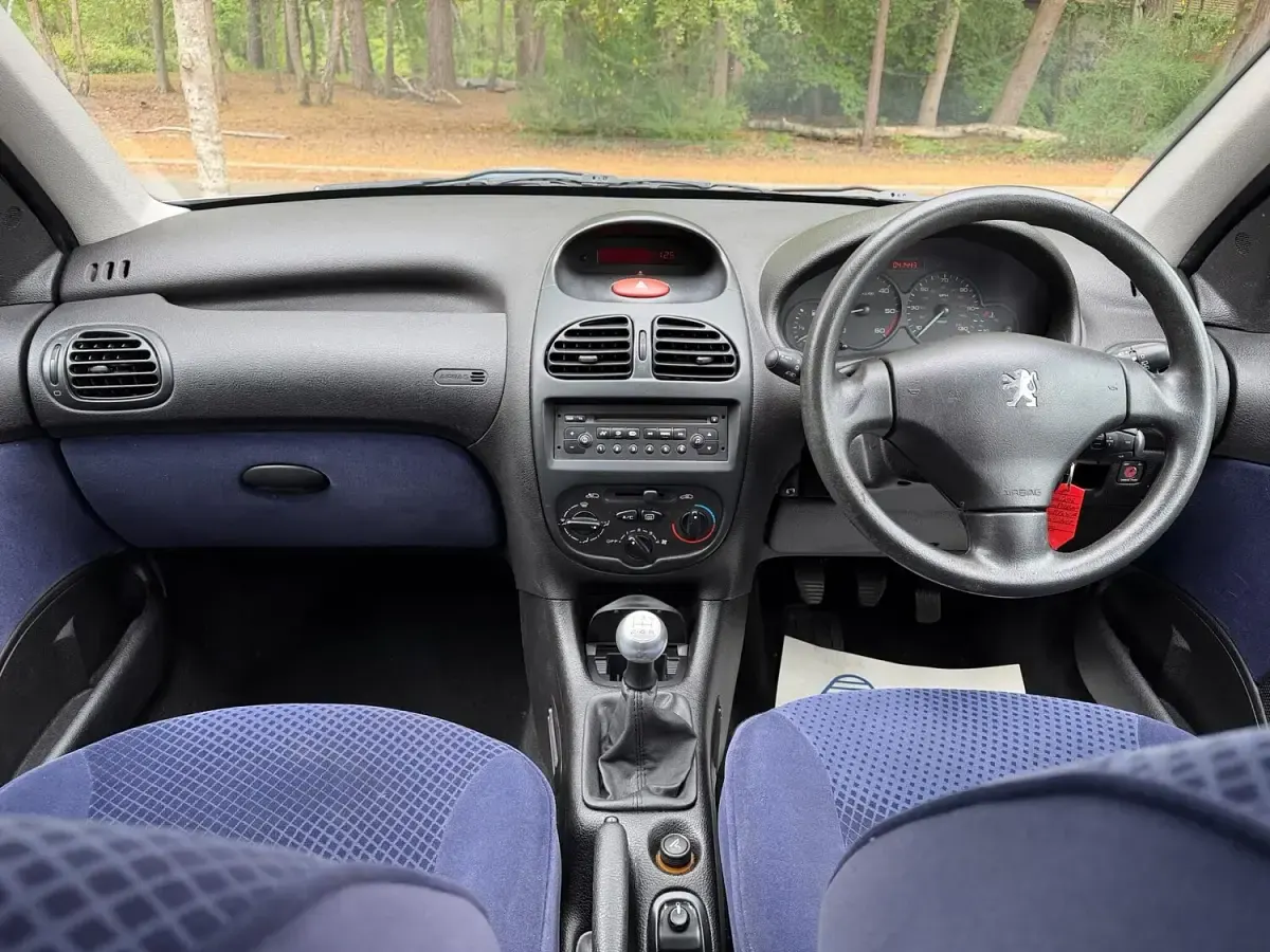 Used Peugeot 206 68 HP (50 kW) 2003 Silver Hatchback