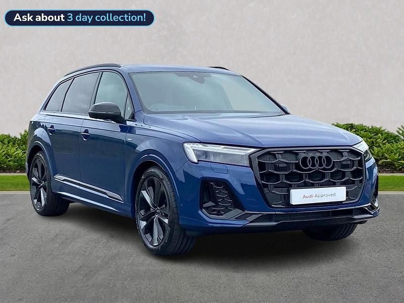 Blue New 2025 Audi Q7 Black Edition SUV | £60,499 - Image 1/4