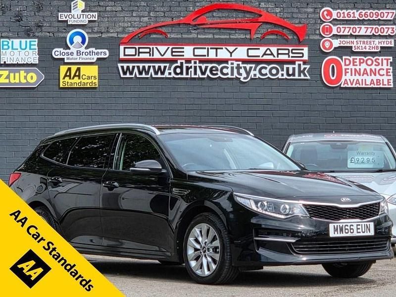 Black Used 2016 Kia Optima 2 Estate | £7,895 (Fair price) - Image 1/3