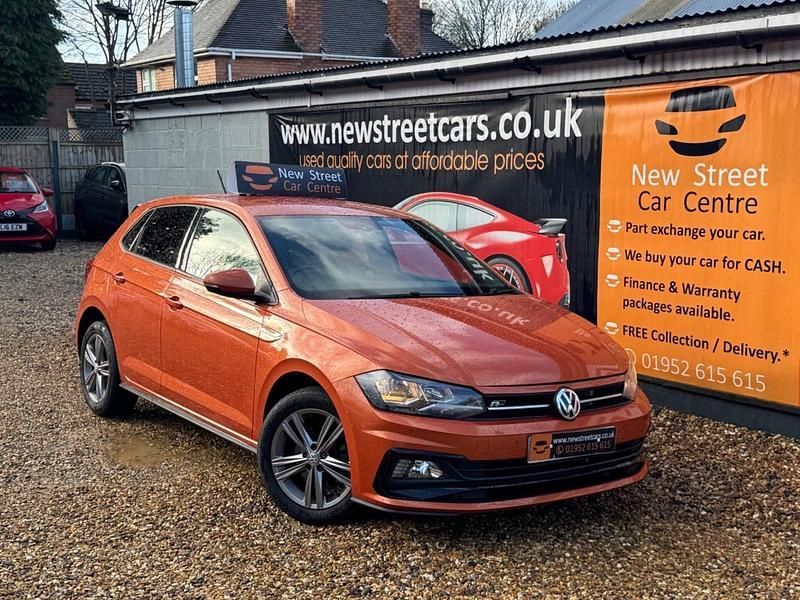 Used VW Polo R-line 115 HP (84 kW) 2020 Orange Hatchback