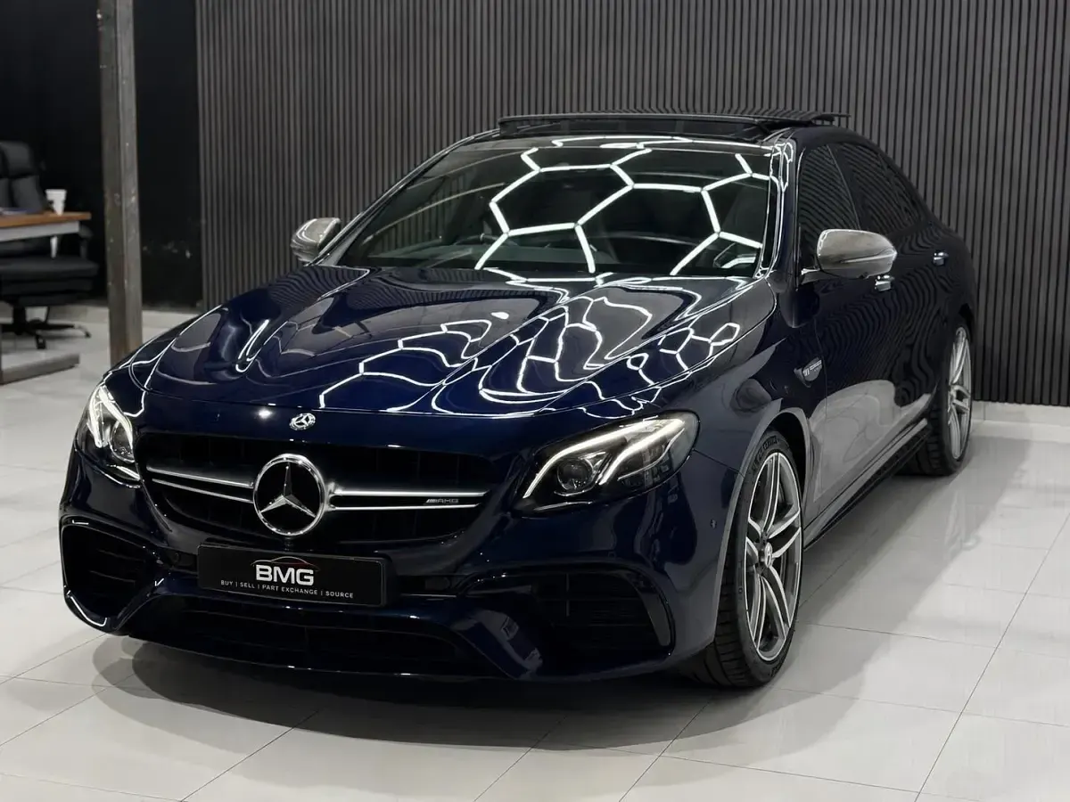 Used Mercedes E63S AMG 2020 Blue Sedan