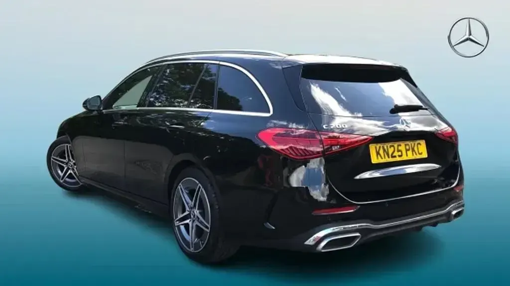 Used Mercedes C220 AMG Line Premium Plus 2022 Black Estate