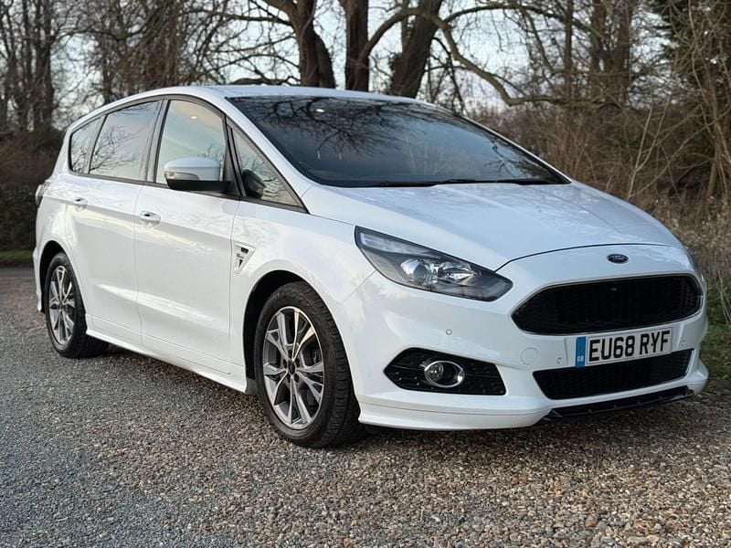 White Used 2018 Ford S-MAX ST-Line MPV | £14,895 (Fair price) - Image 1/4