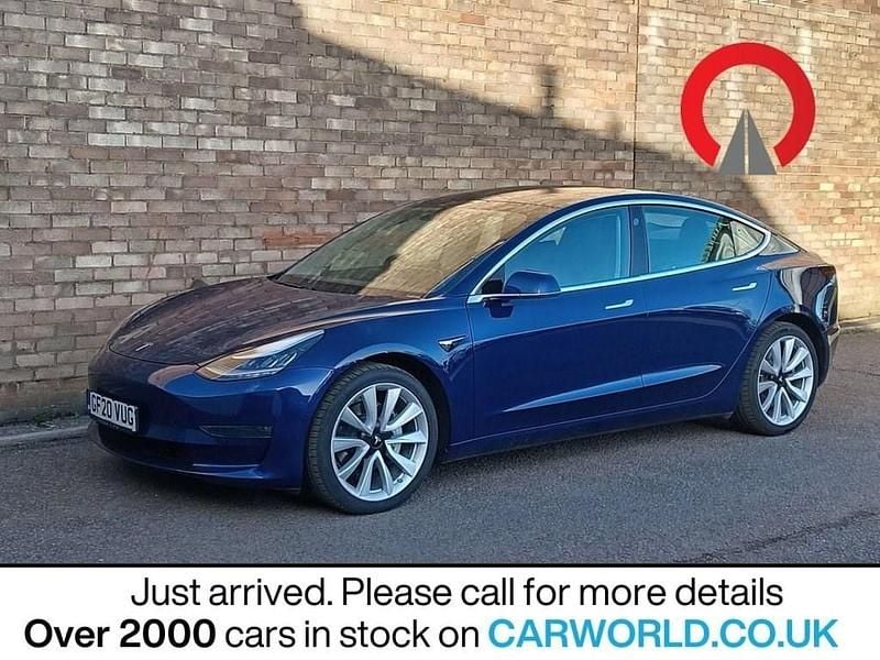 Blue Used 2020 Tesla Model 3 Sedan | £18,990 (Good price) - Image 1/3