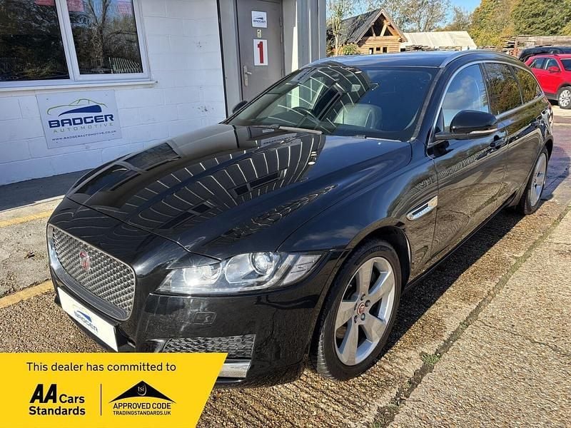 Black Used 2018 Jaguar XF Sportbrake Portfolio Estate | £12,495 (Super price) - Image 1/3